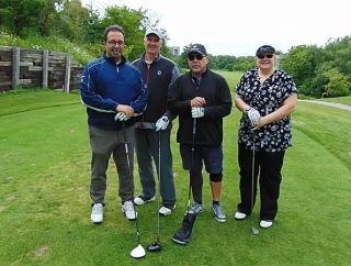 mary-centre-golf-share-life foursome on the course